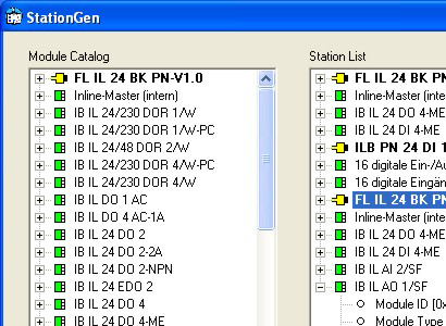 Profinet Konfiguration