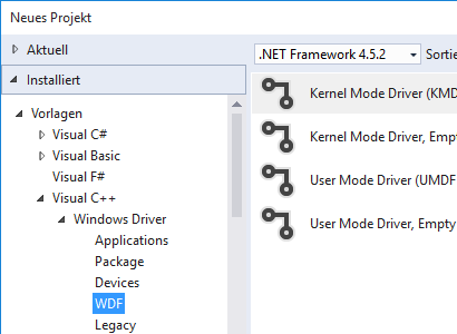 Kernel-Treiber Training (WDF), Software